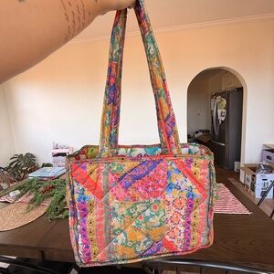NATURAL LIFE Multicolor Patchwork Tote